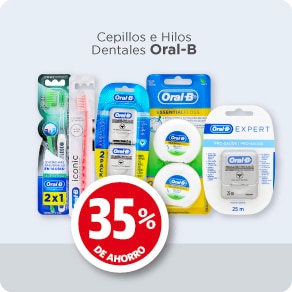 cepillos e hilos dentales oral-b al 35% de ahorro